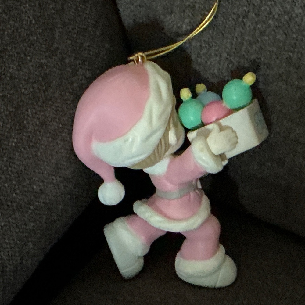 Hallmark Marty Links Lollipops Merry Christmas 1975 Ornament & Precious Moments - Picture 7 of 11